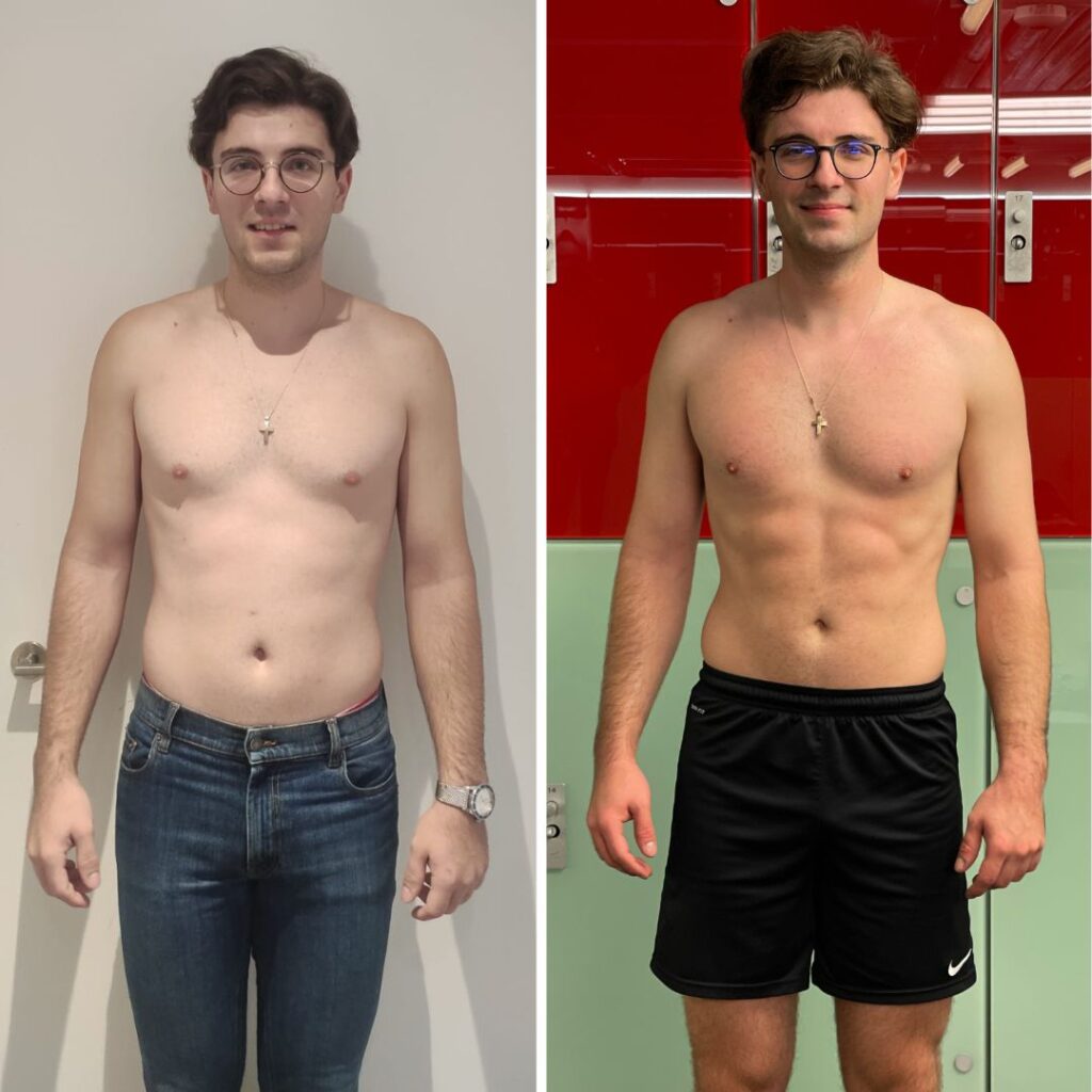 personal trainer coaching strength training workout during 1 to 1 personal training session in London