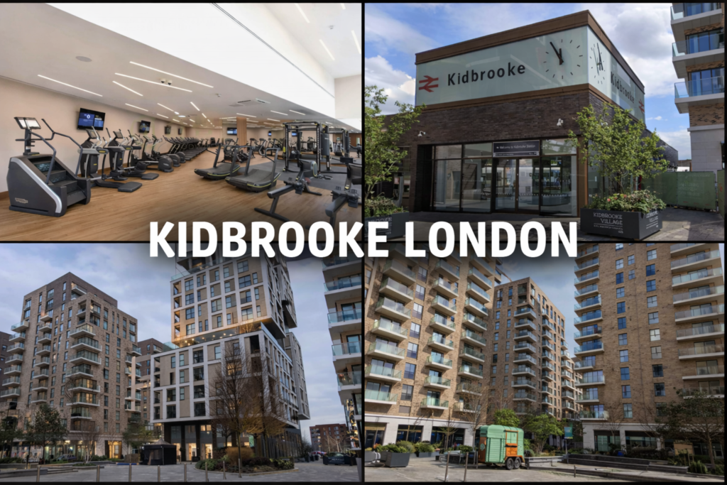 Personal trainer in Kidbrooke London with gym, residential buildings and Kidbrooke station – 1-to-1 personal training for fat loss and muscle building