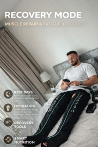 personal trainer London recovery session using compression boots at home for muscle recovery and performance Victoria Central London