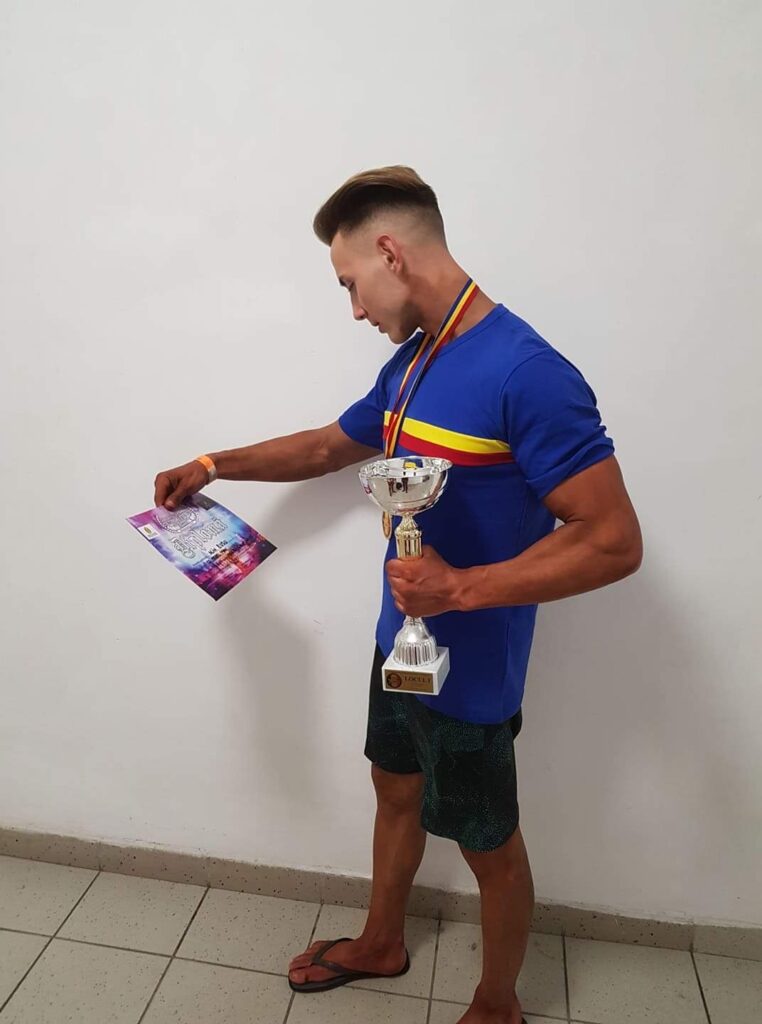Claudiu Ionuț Zaharia at the Romanian National Men’s Physique Championship